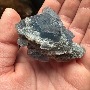 Morandi Fluorite with Needle Quartz